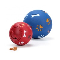 2020 Newest Everlasting Interactive Dog Iq Toy Treat Ball With Puppy