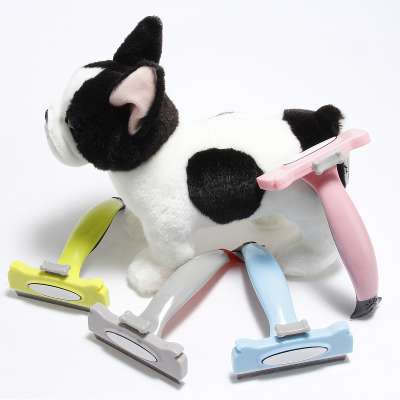 Pet Dogs Cats Grooming Tool Stainless Steel Brush Soft Handle Hair Removal Comb