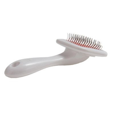 Stainless Steel Needles Slicker Brush Hair Removal Comb With Anti Slip Handle For Pet Dogs And Cats