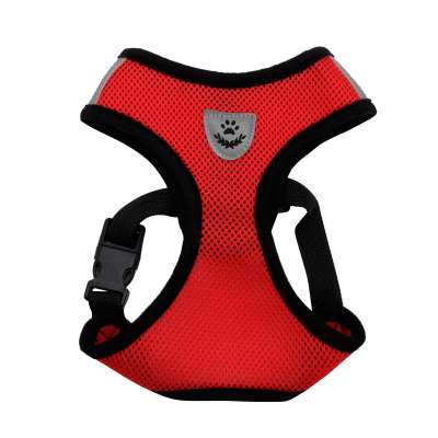 Puppy Cat Pet Dog Breathable Mesh Nylon Dog Harness Strap Soft Walk Vest Collar For Small Medium Dog